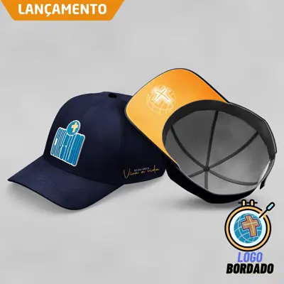 Boné Unissex Azul Marinho Cursilho de Cristandade